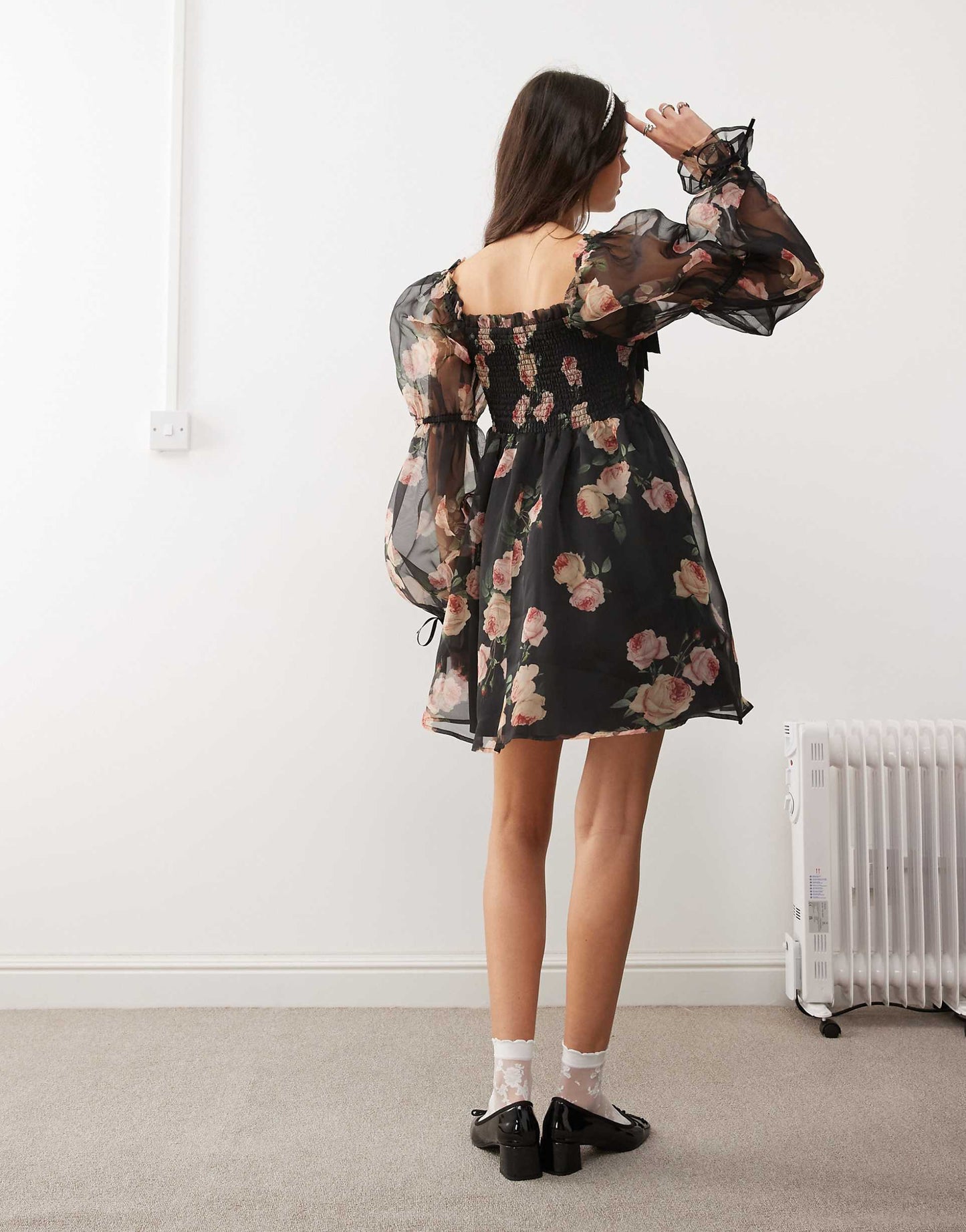 Bow Detail Mini Dress