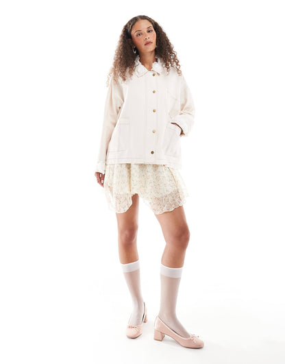 Dream Flower Embellished Jacket