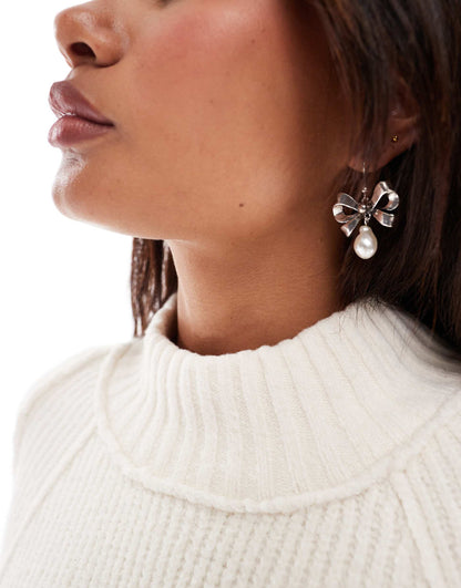 High Neck Oversized Soft Jumper