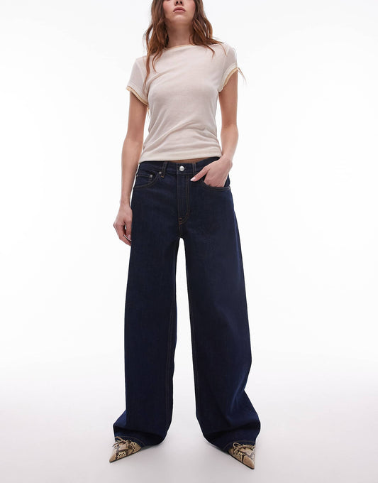 Cloud Low Rise Baggy Wide Leg Jeans