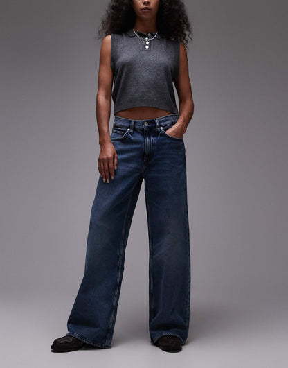 Cloud Low Rise Baggy Wide Leg Jeans