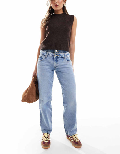 94 Baggy Jeans With Layered Waist