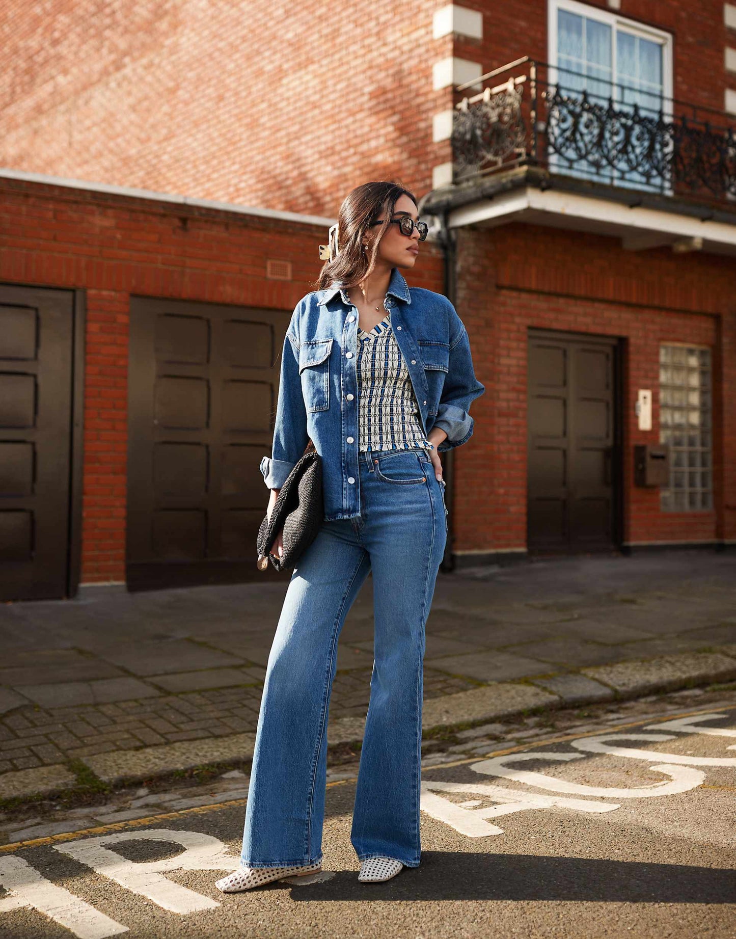 Ribcage Bells High Rise Flare Jeans