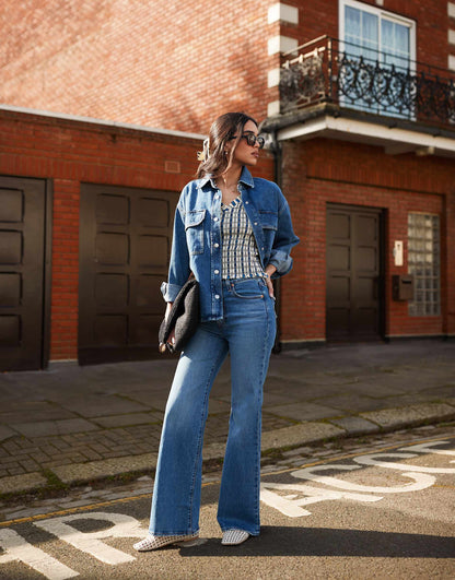 Ribcage Bells High Rise Flare Jeans