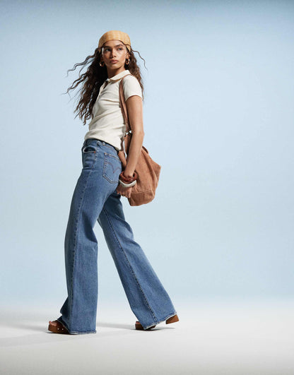 Ribcage Bells High Rise Flare Jeans