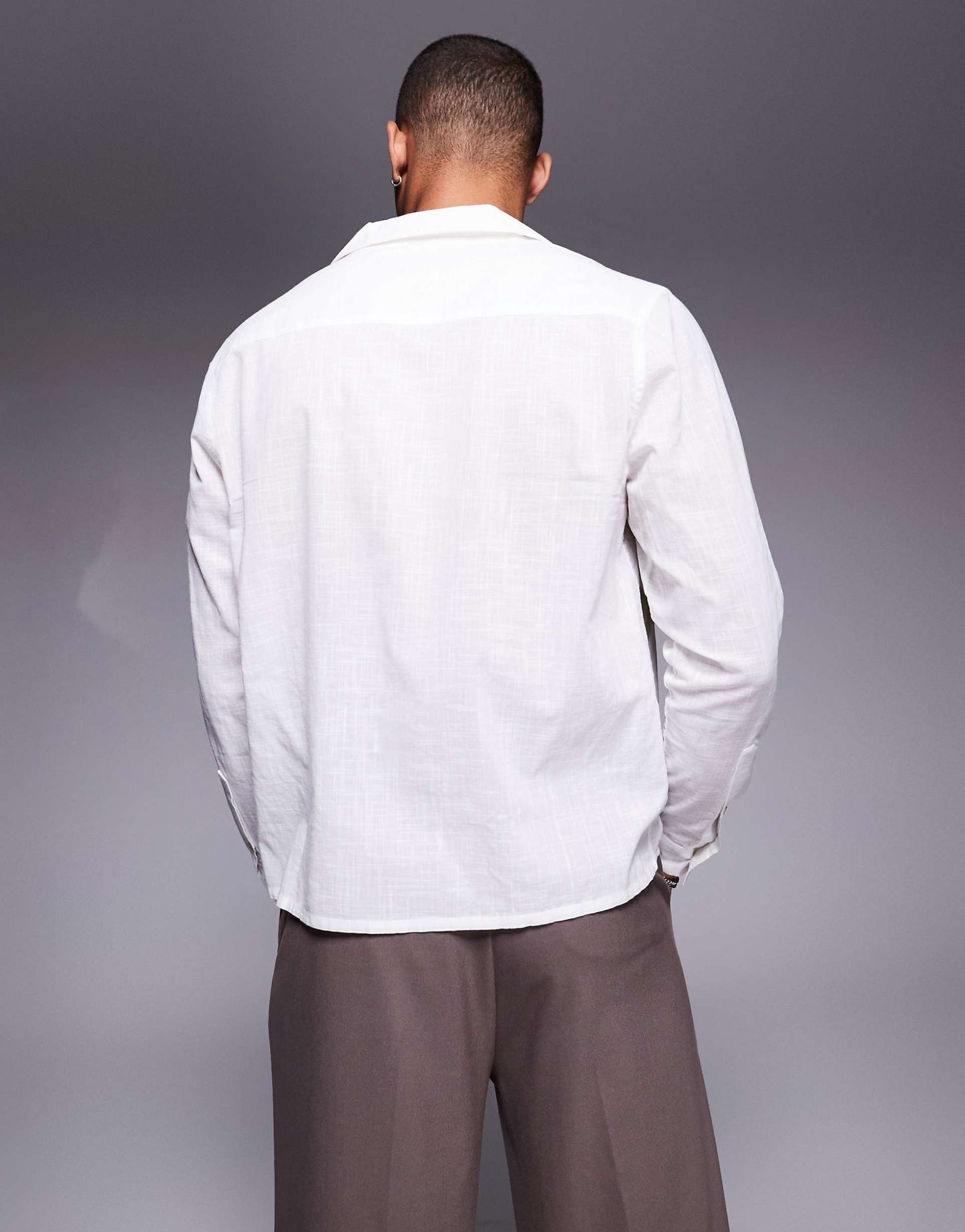 Boxy Shirt With Placement Print