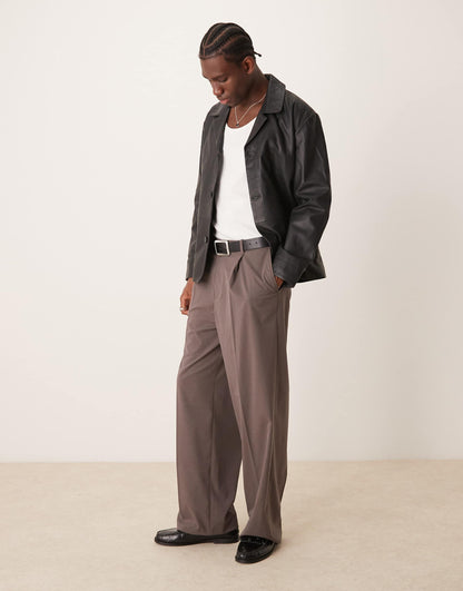 Real Leather Blazer Jacket