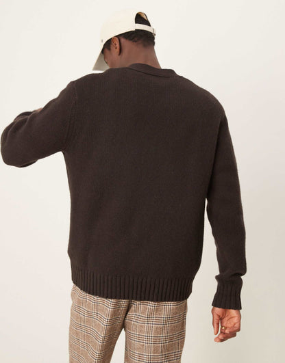 Wool Oversized Cardigan