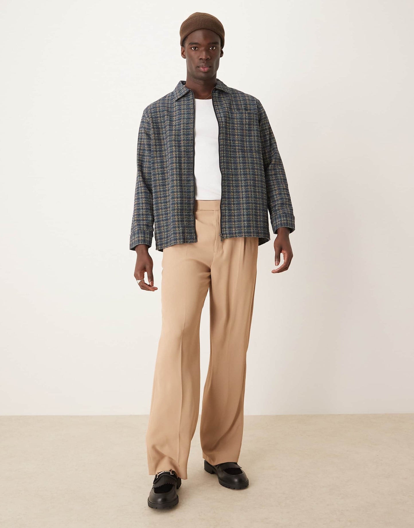 Oversized Boxy Textured Overshirt