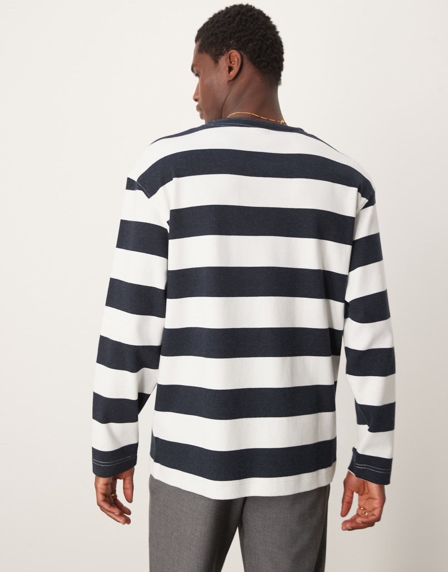 Homme Oversized Boxy Long Sleeve T-Shirt