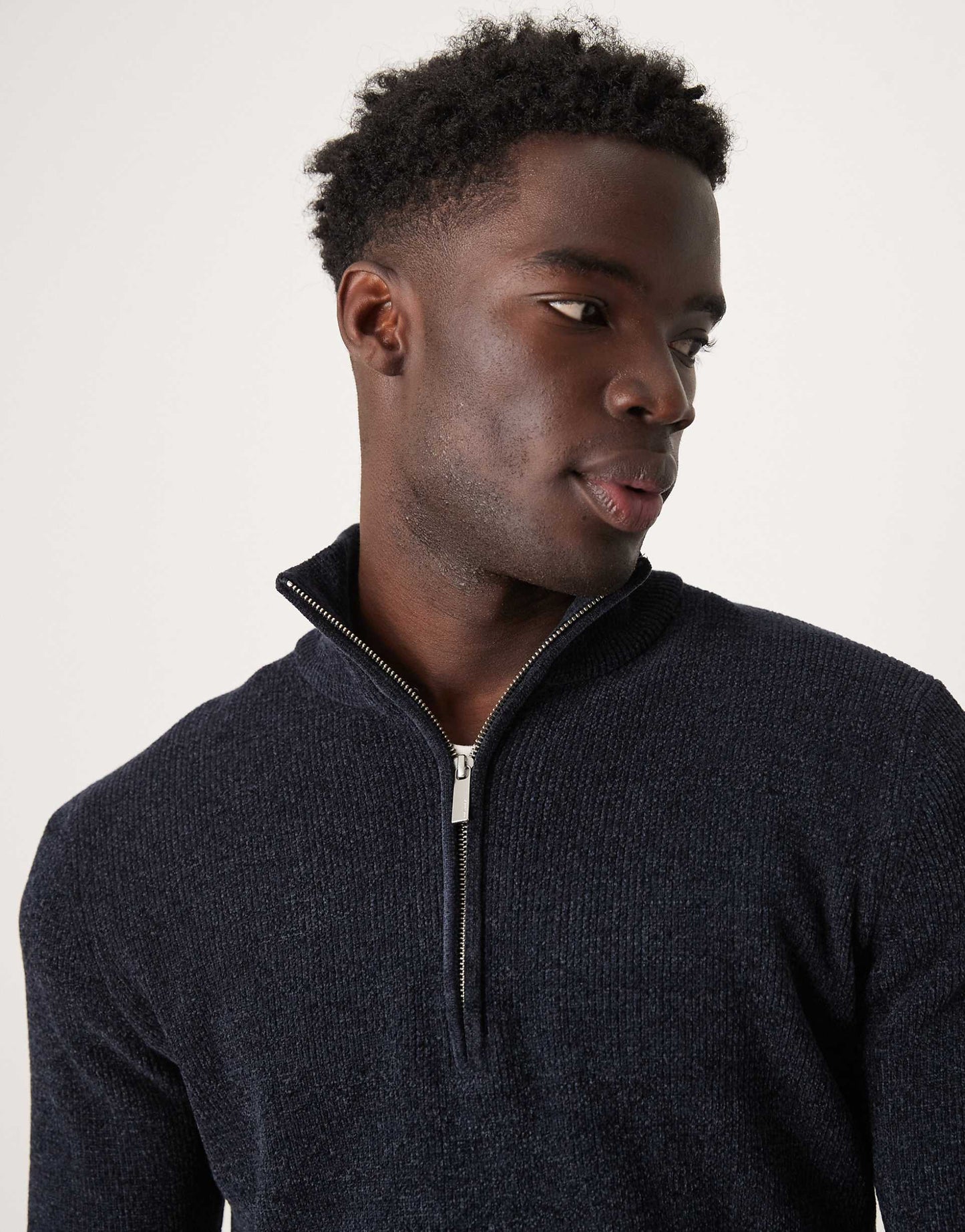 Chenille Half Zip