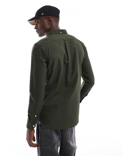 Brewer Slim Fit Oxford Longsleeve Shirt