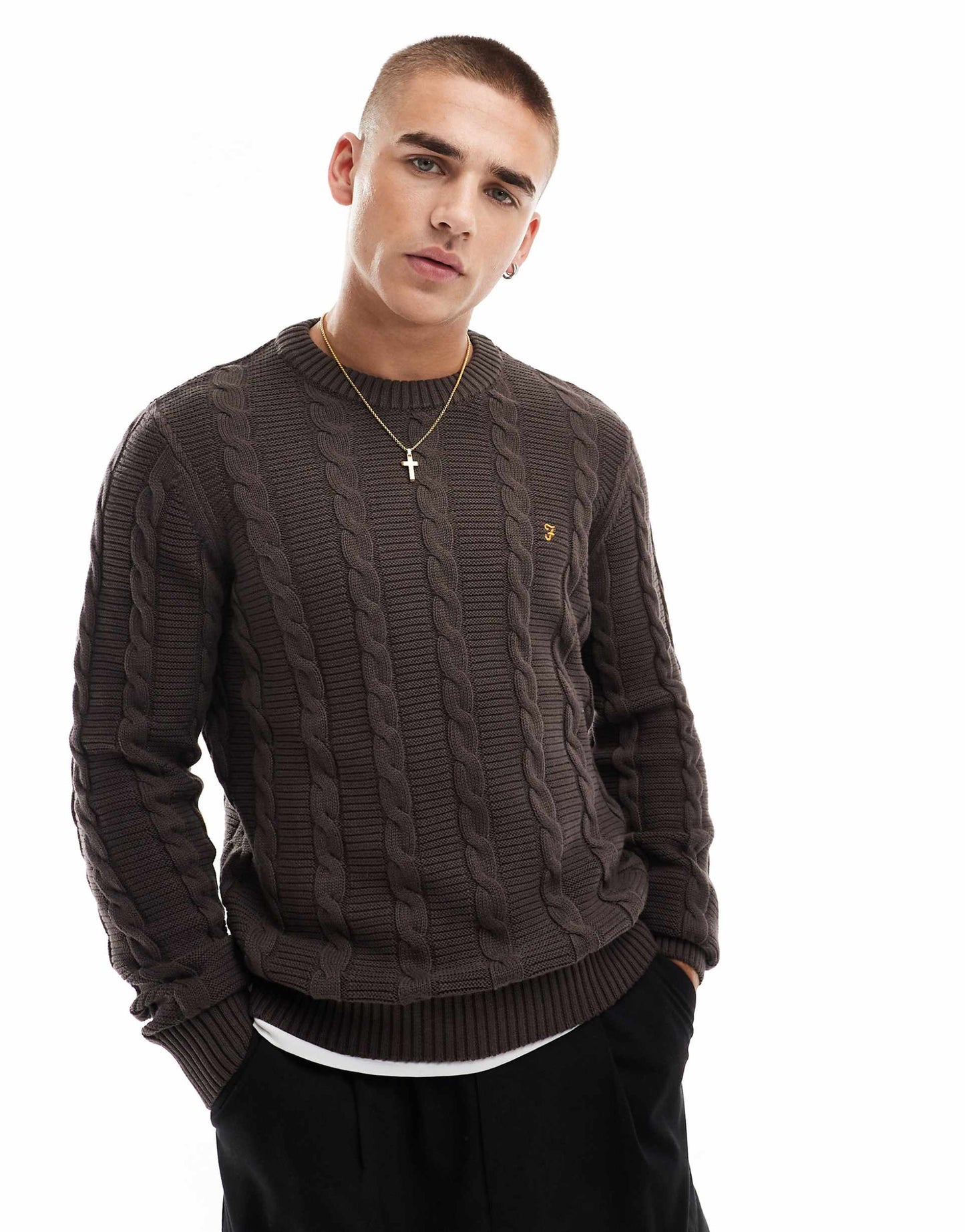 Mendon Cable Knitted Jumper