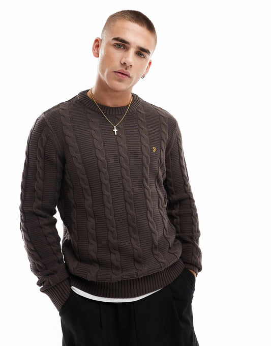 Mendon Cable Knitted Jumper