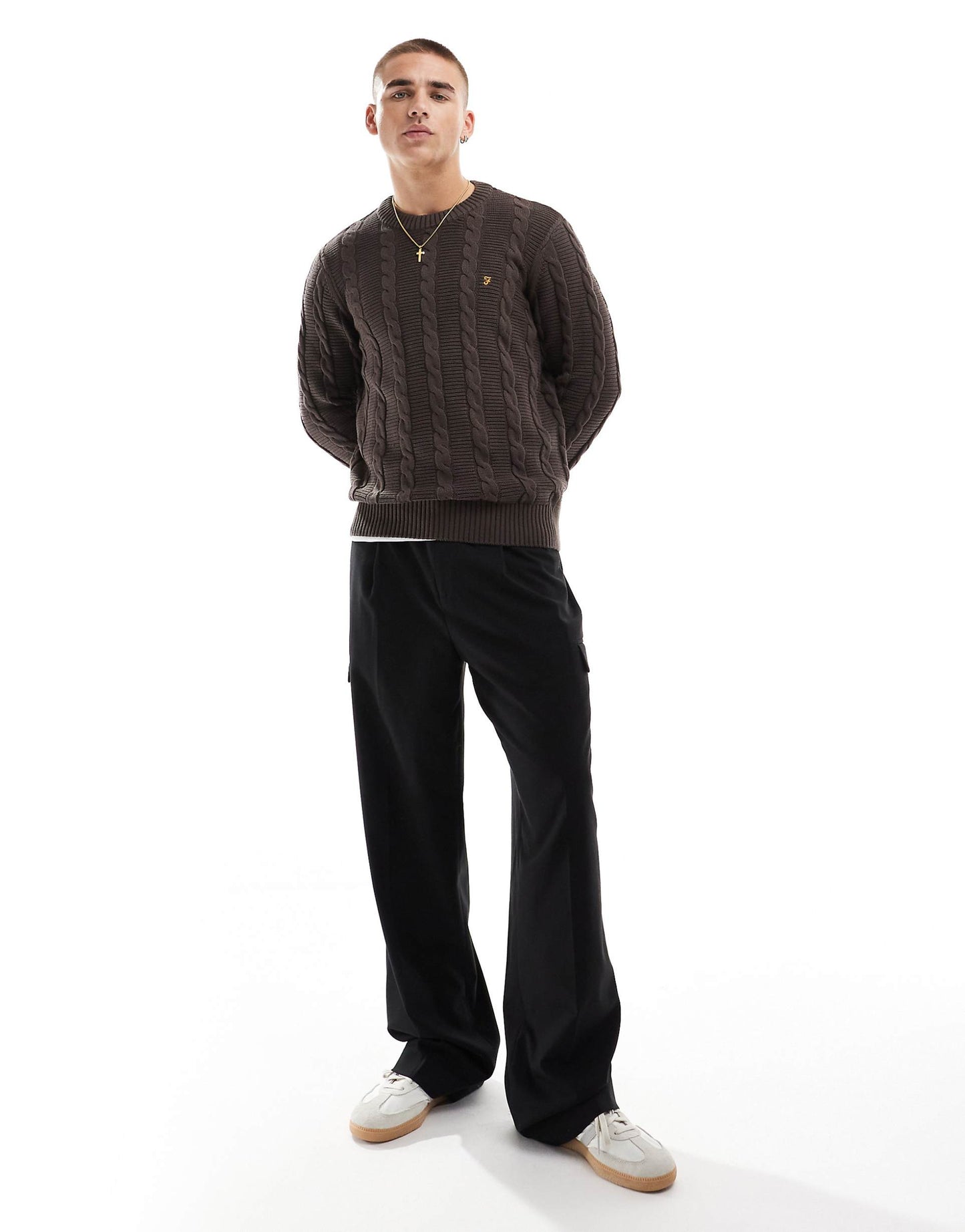 Mendon Cable Knitted Jumper