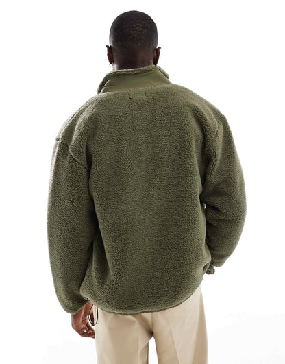 Sherpa Fleece Zip Jacket