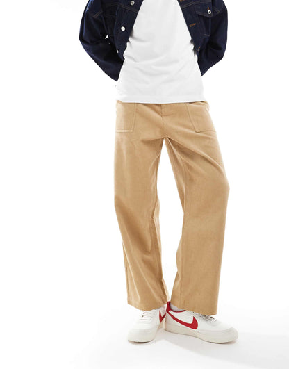 Straight Fit Cord Trousers