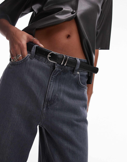 Beau Skinny Leather Belt