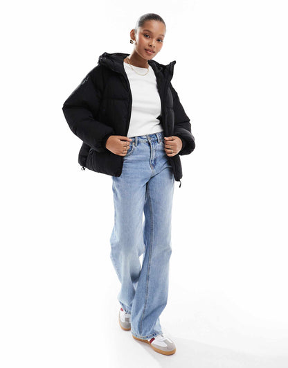 Padded Puffer Jacket With Hood