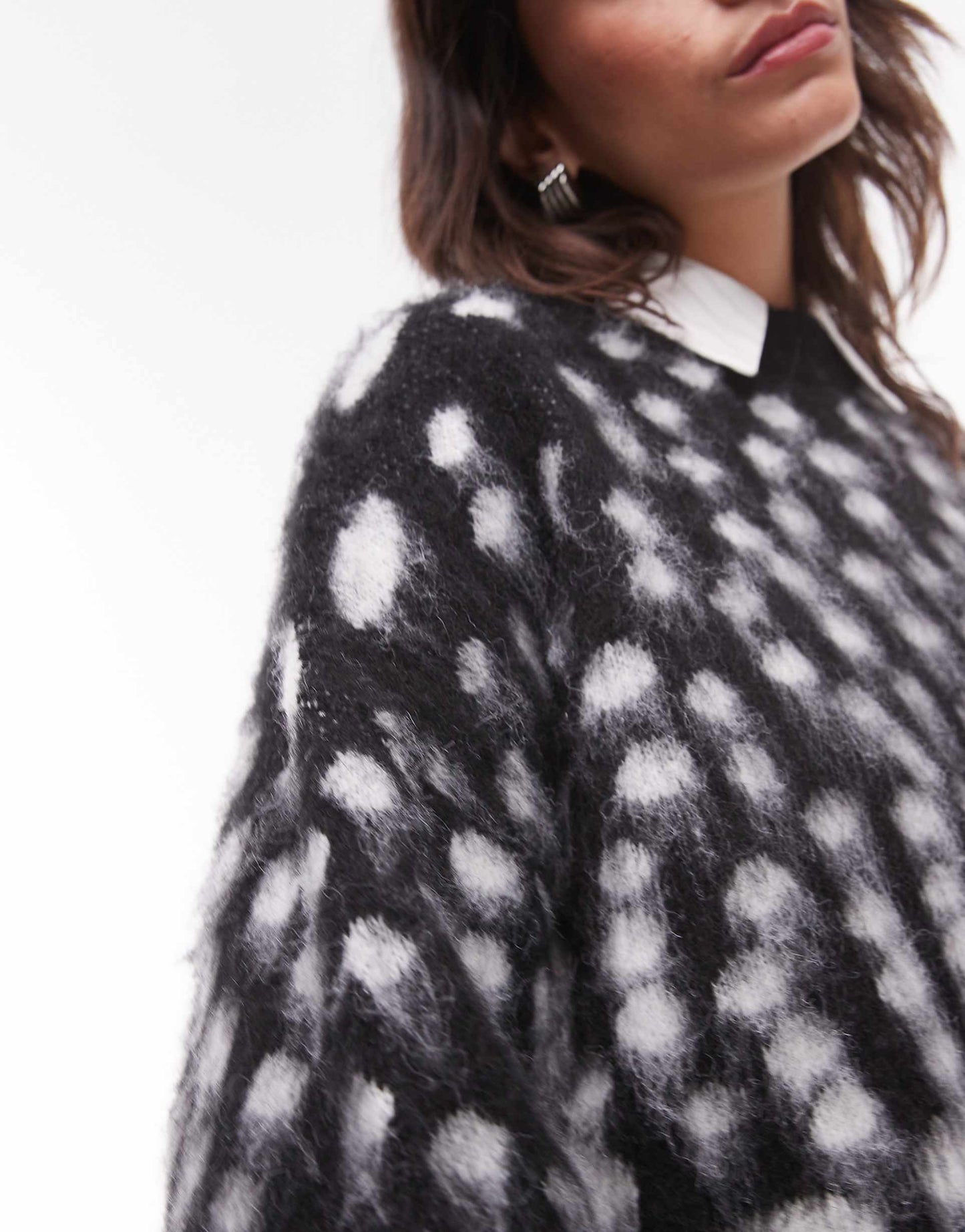 Knitted Ultra Fluffy Relaxed Jumper