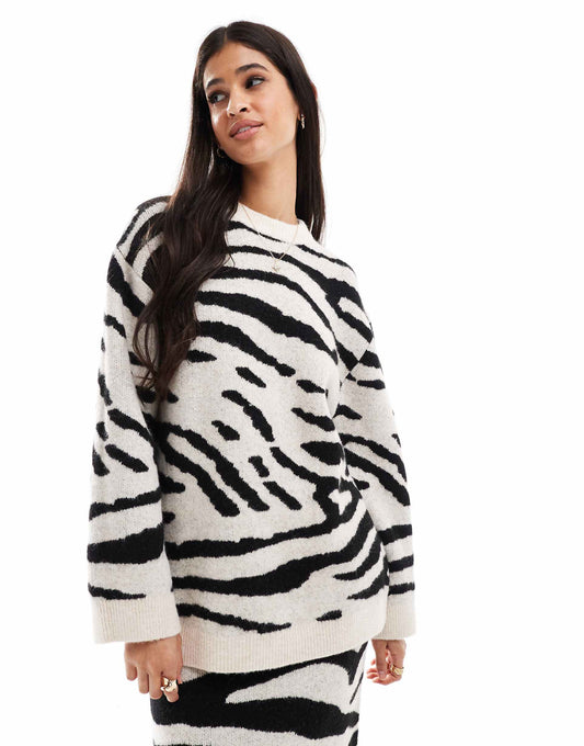 Oversized Crew Neck Jumper Co-Ord