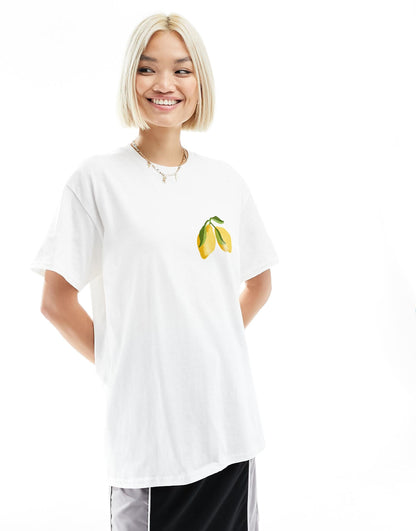 Oversized T-Shirt With Amalfi Lemon Graphic