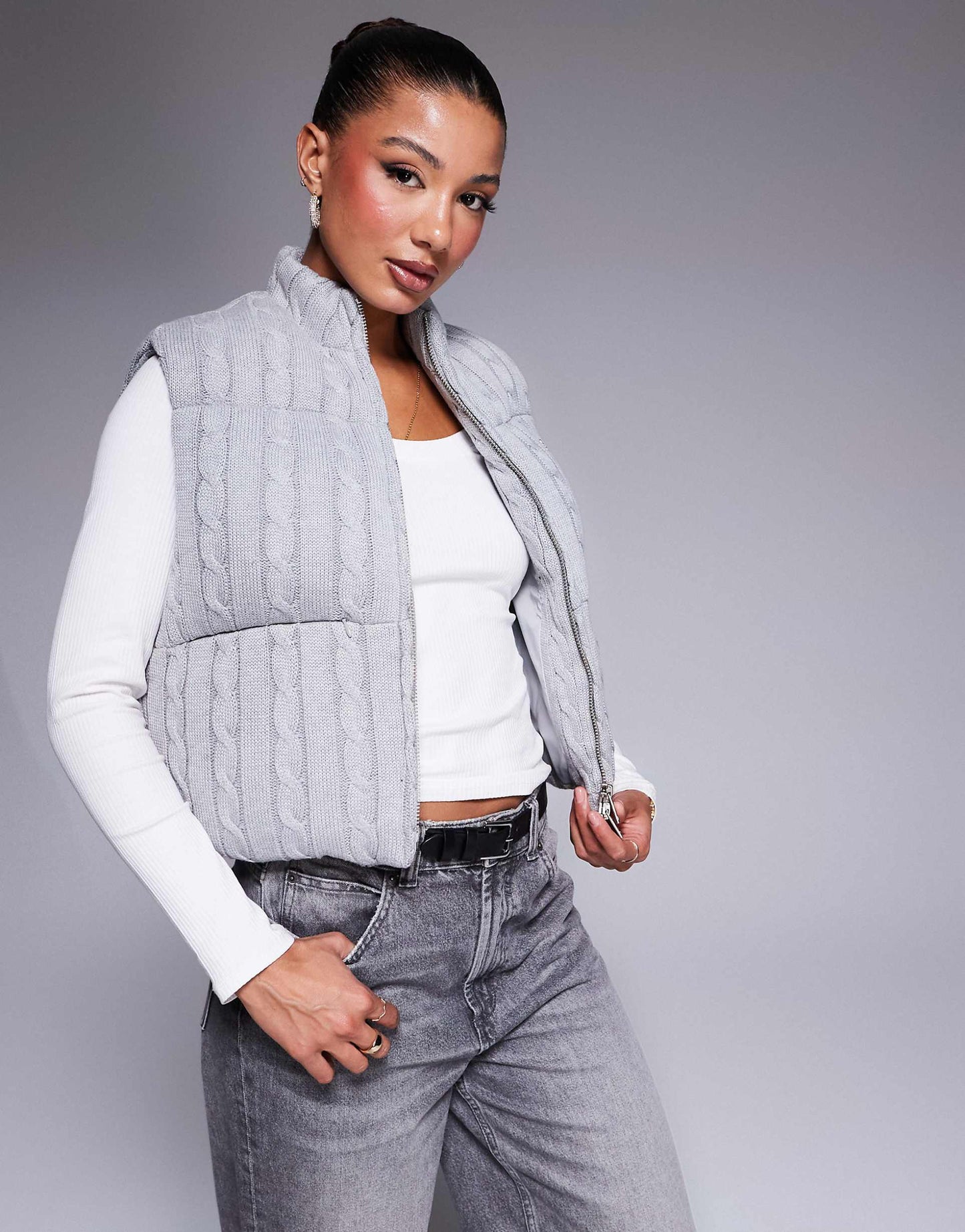 Cable Knitted Gilet