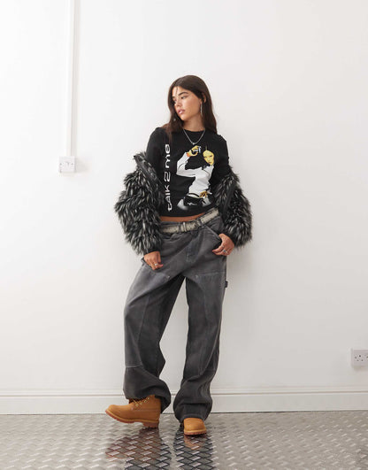 Printed Long Sleeve T-Shirt