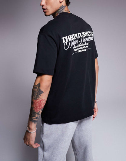 T-Shirt With Design Department Graphic Back Print