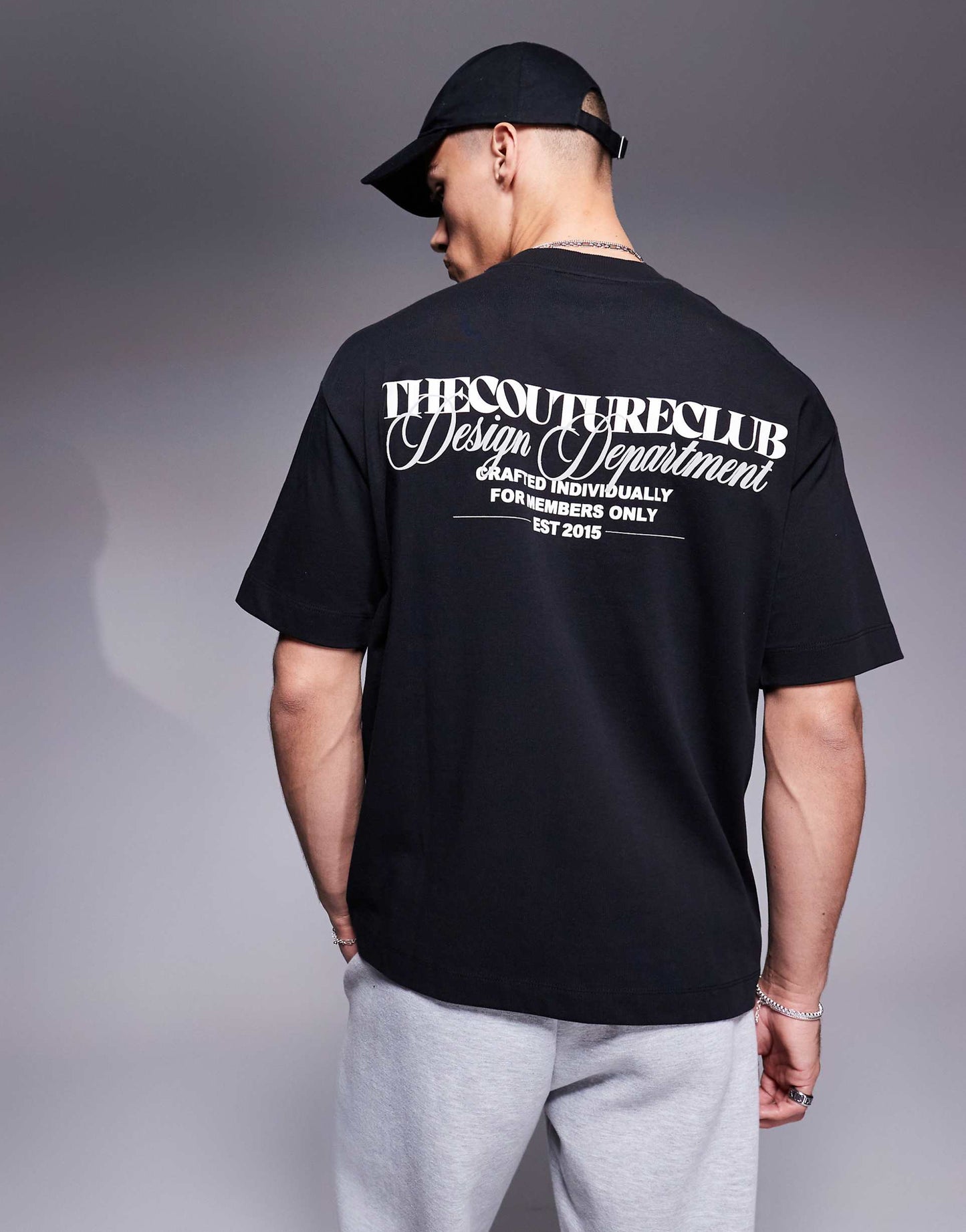 T-Shirt With Design Department Graphic Back Print