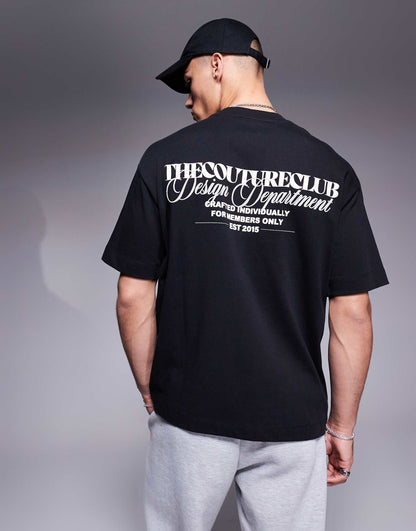 T-Shirt With Design Department Graphic Back Print