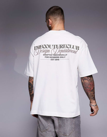 T-Shirt With Design Department Graphic Back Print