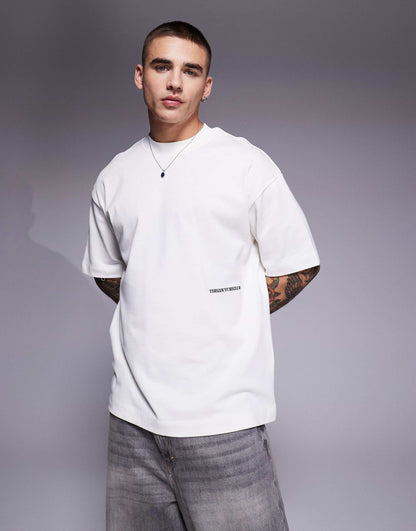 T-Shirt With Design Department Graphic Back Print
