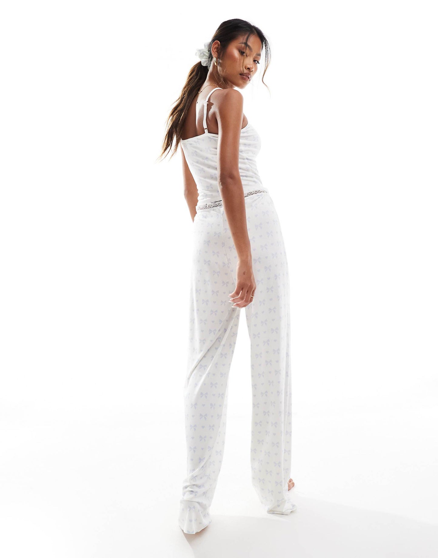 Wide Leg Pyjama Bottoms Co-Ord