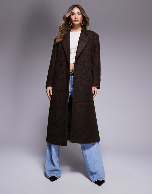 Cosy Boucle Dad Coat