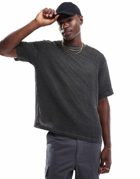 Double Layered Mesh T-Shirt