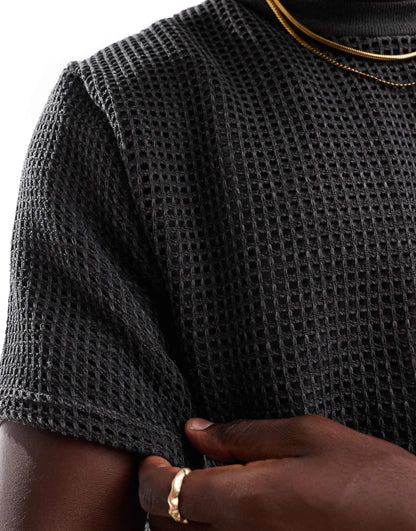 Double Layered Mesh T-Shirt