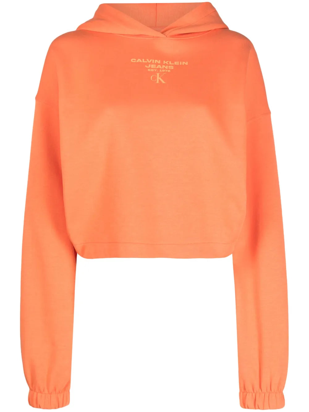 Logo-Print Cotton Blend Hoodie
