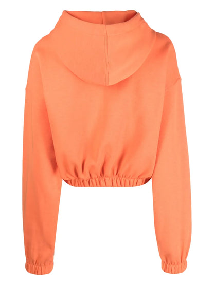 Logo-Print Cotton Blend Hoodie