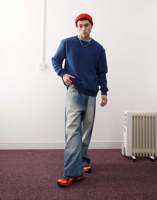 Reo Textured Fleece Jumper