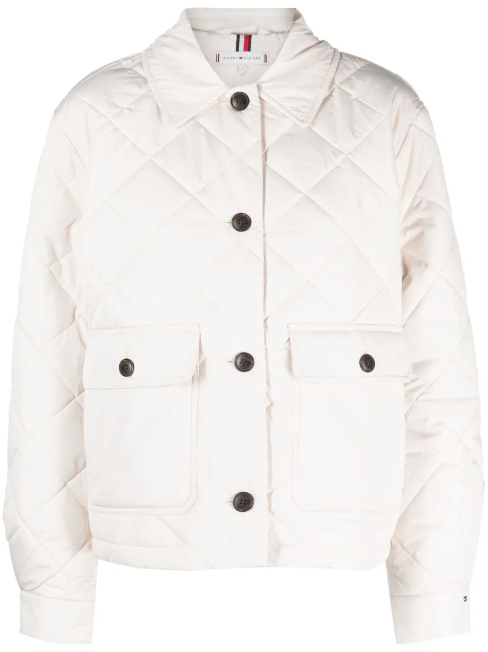 Padded Diamond-Quilted Jacket