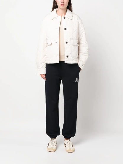 Padded Diamond-Quilted Jacket