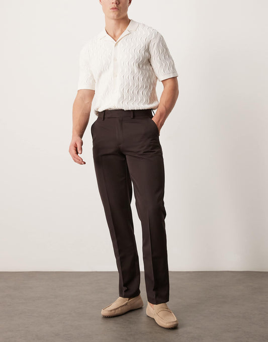 Smart Slim Fit Trousers
