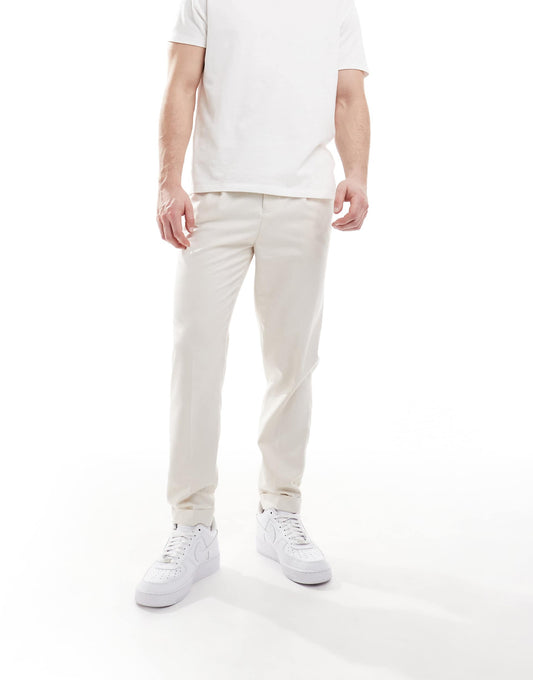 Smart Tapered Fit Trousers