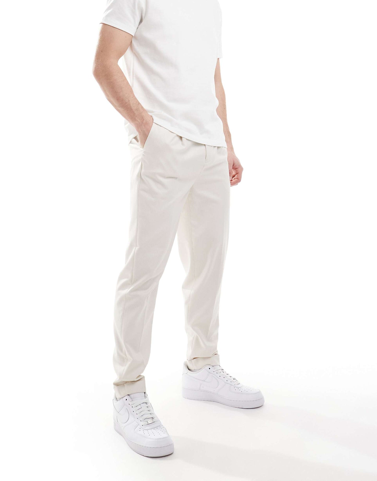 Smart Tapered Fit Trousers