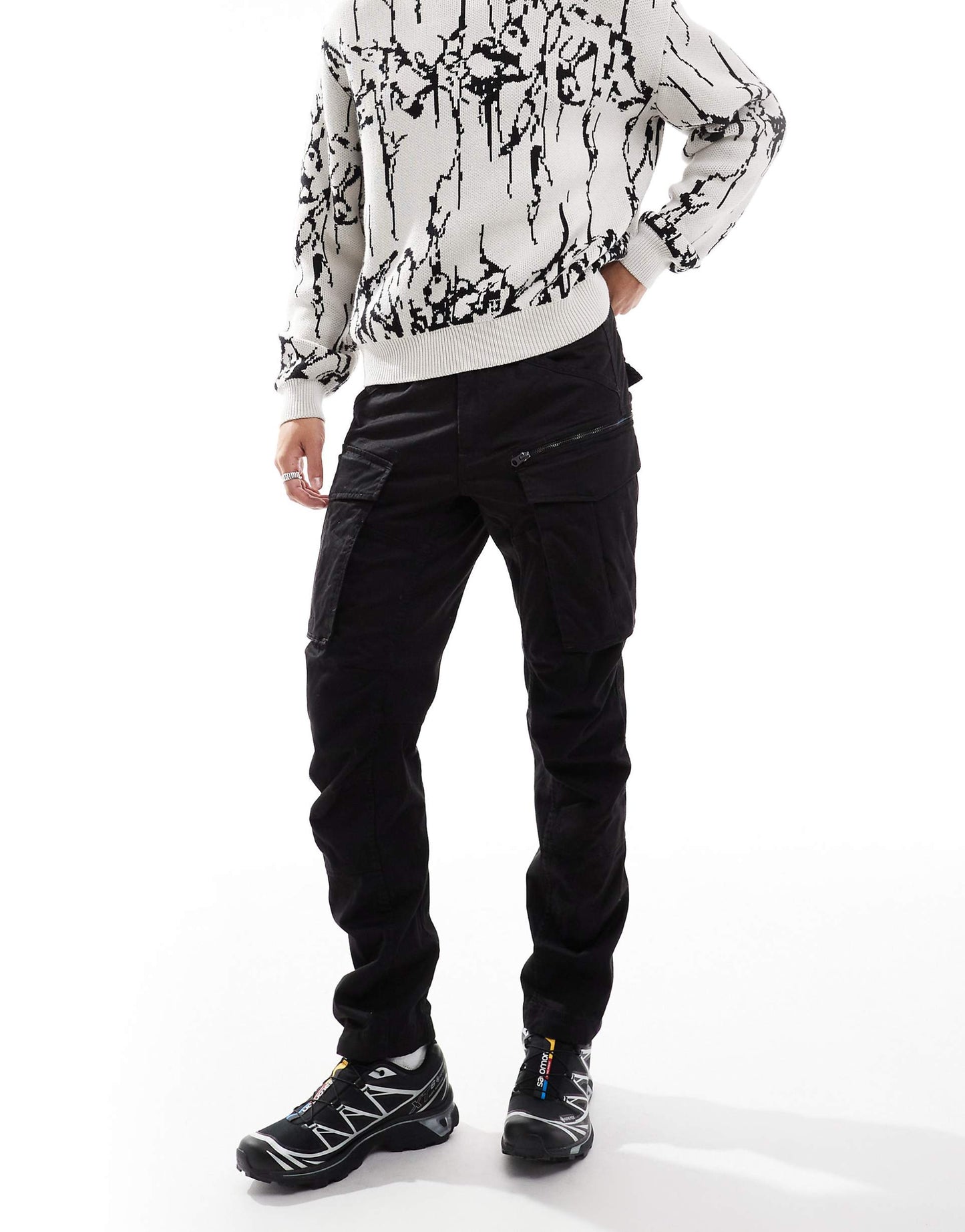 Rovic Regular Tapered Cargo Trousers