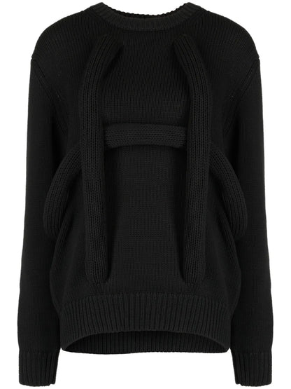 Crew-Neck Drop-Shoulder Jumper
