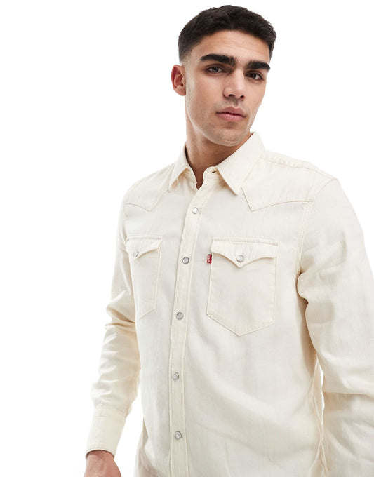 Barstow Western Denim Shirt Regular Fit