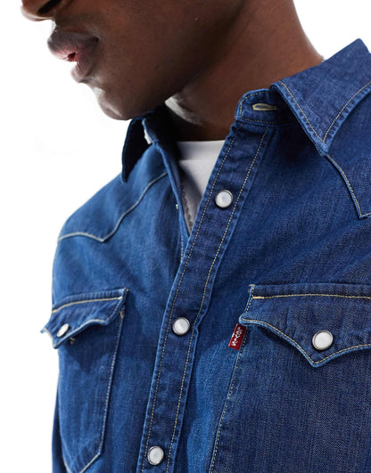 Barstow Western Denim Shirt Regular Fit