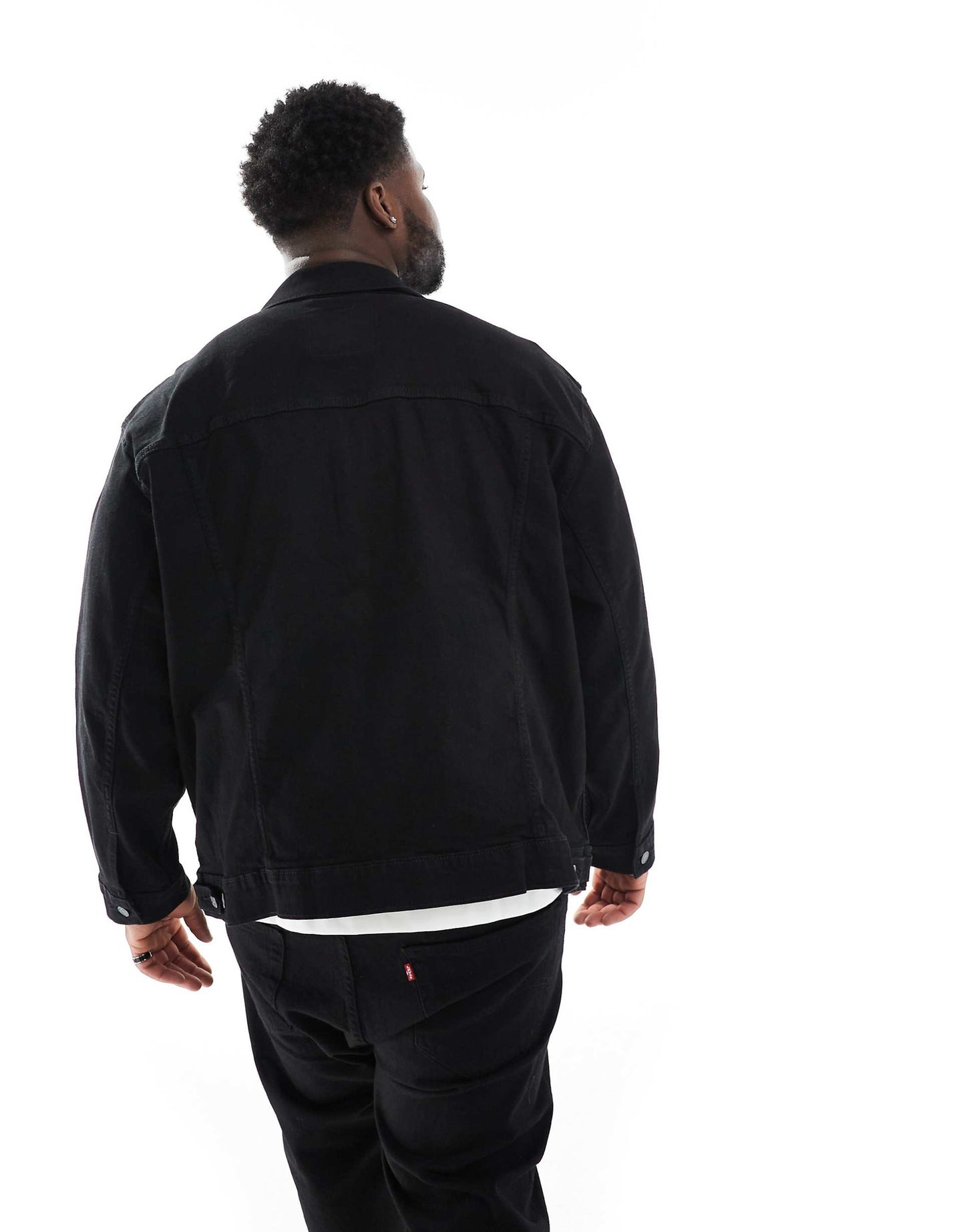 Big & Tall Denim Trucker Jacket